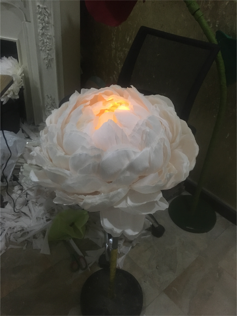 Giant Peony flower sculpture (Paper ) - Image 5