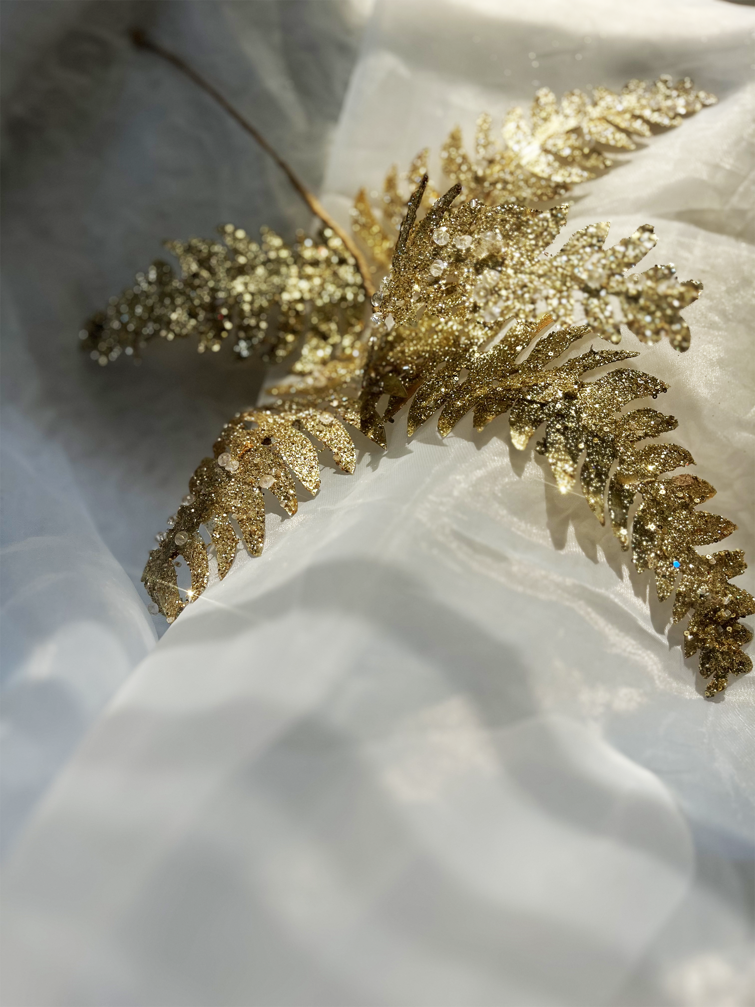 Glitter Fern Spray